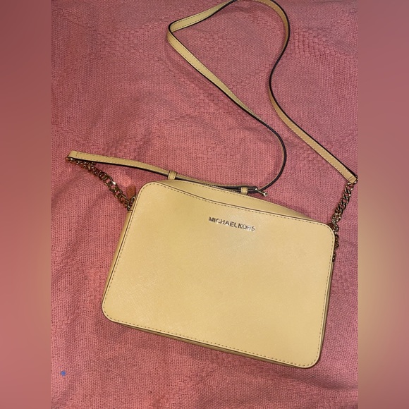 Michael Kors Bags Michael Kors Yellow Crossbody Bag Poshmark